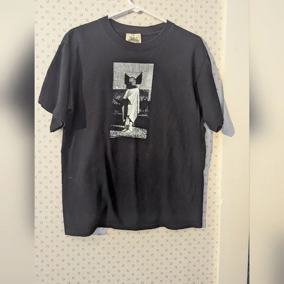 🖤 Fred Harvey Trading Company Black Graphic T-Shirt First Nations People - Picture 9 of 9